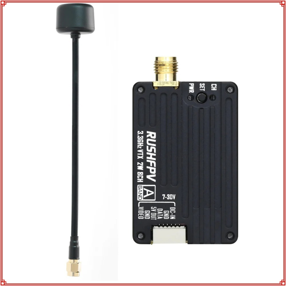 Fpv Drone Transmitter - Novo Transmissor RUSHFPV 3.3G 2W VTX