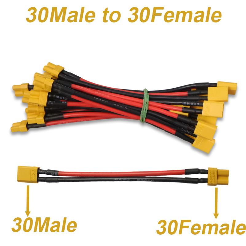 Fpv Drone Charger - 1/5 peças Adaptador de Conector XT30