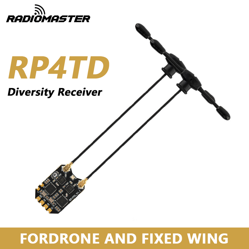 Fpv Drone Goggles - Receptor RadioMaster RP4TD ExpressLRS 2.4GHz Diversity