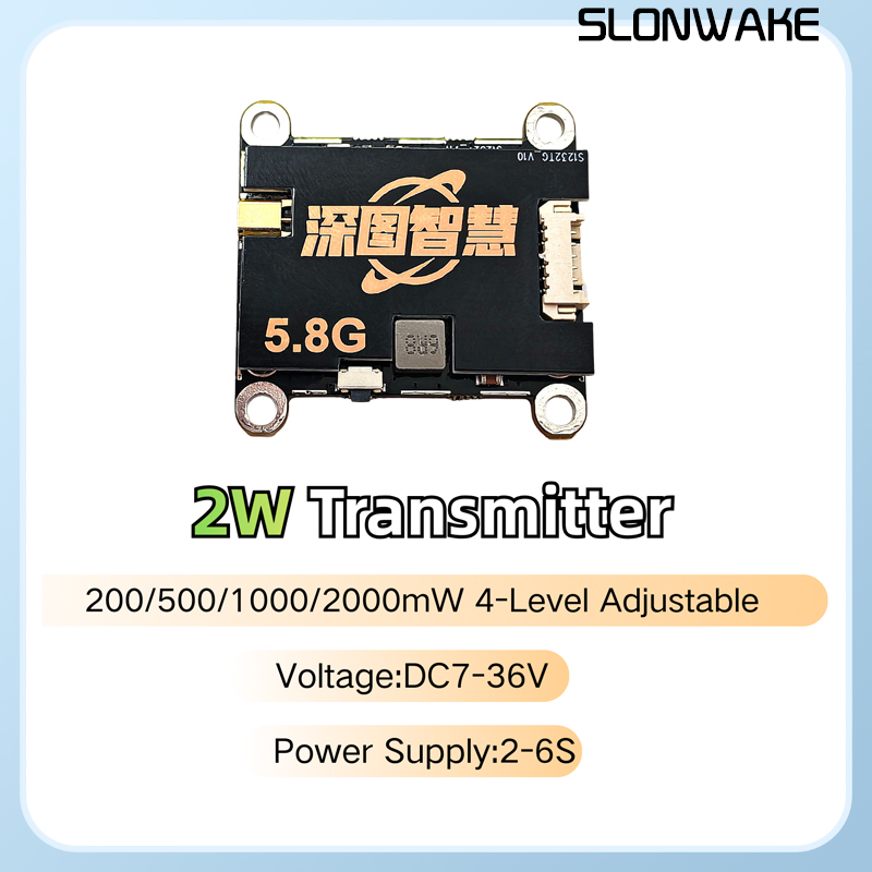 Transmissor VTX SLONWAKE 5.8G  - Fpv Drone Frame avaliação e preço
