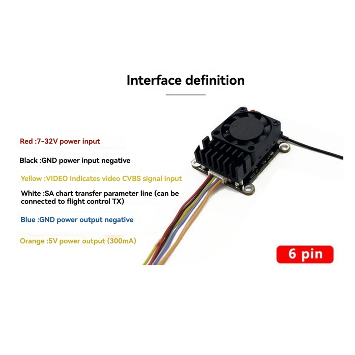 5.8G 2W VTX 2000mW FPV Módulo  - Fpv Drone Transmitter avaliação e preço
