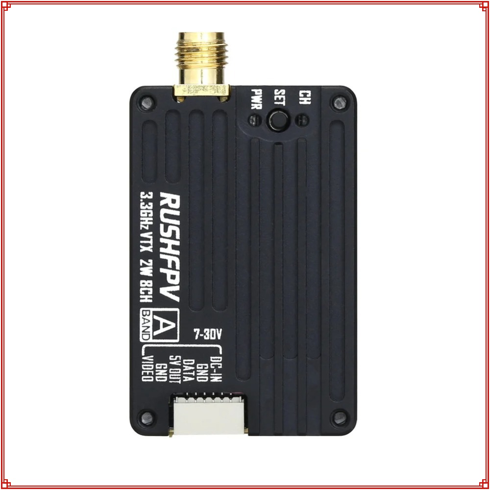 Novo Transmissor RUSHFPV 3.3G  - Fpv Drone Transmitter avaliação e preço
