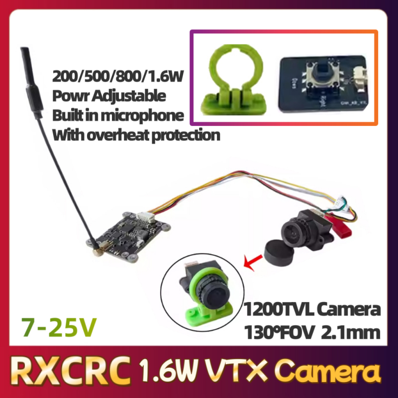 Módulo RXCRC 5.8G 48CH 1.6W VT - Fpv Drone Transmitter avaliação e preço